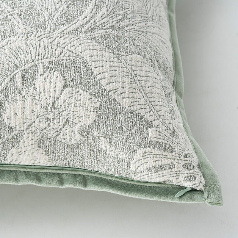 Nordic Minimalist Square Pillow Cover with Insert, Handcrafted Embroidery, New Ins Style, Luxury Sofa Cushion, Fresh And Easy Office Pillow