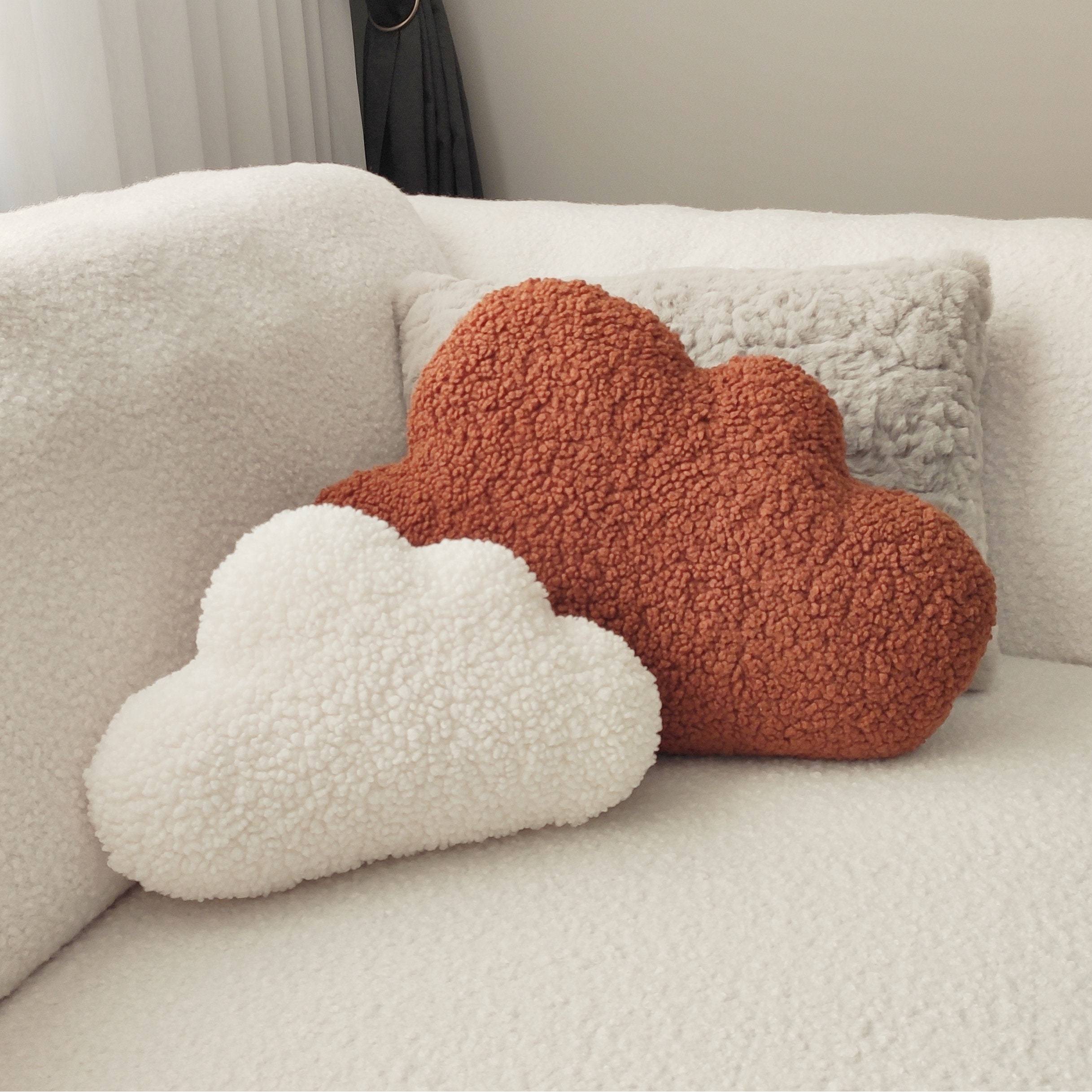 Handmade Teddy Cloud Pillow: Plush Baby Nursery Decor
