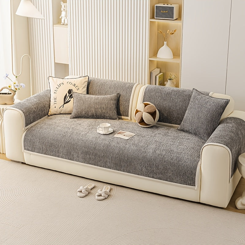 1 Elegant Vintage Sofa Cushion, a Soft and Comfortable Sofa Protector, Pet-friendly, Suitable for All Seasons, Perfect for Bedroom, Office, and Living Room Home Decor