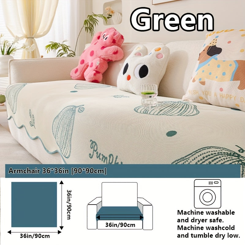 2025 New Cute Cartoon Cool Sofa Cushion, Sofa Protector, Suitable for Spring And Summer, High-End Light Luxury Modern Minimalist Ins Style, Pet-Friendly, Ideal for Office Bedroom Home Carpet Decoration