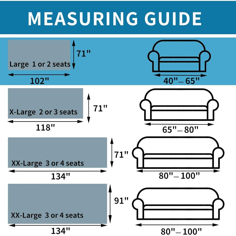 Non-Slip Sofa Cover Compatible for Dogs & Pet Furniture Protector - Cream White Chenille Jacquard Sofa Cushion Cover, Hand Washable Oversized Couch Slipcover for 2\u002F3-Seater Sofas (71\