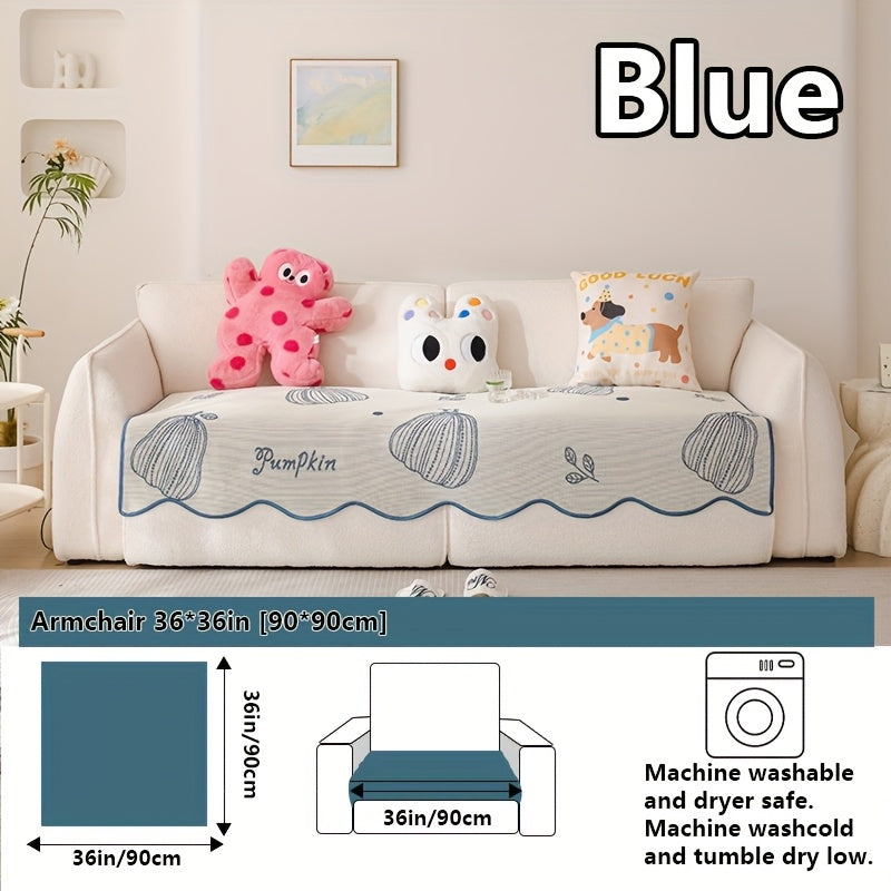 2025 New Cute Cartoon Cool Sofa Cushion, Sofa Protector, Suitable for Spring And Summer, High-End Light Luxury Modern Minimalist Ins Style, Pet-Friendly, Ideal for Office Bedroom Home Carpet Decoration