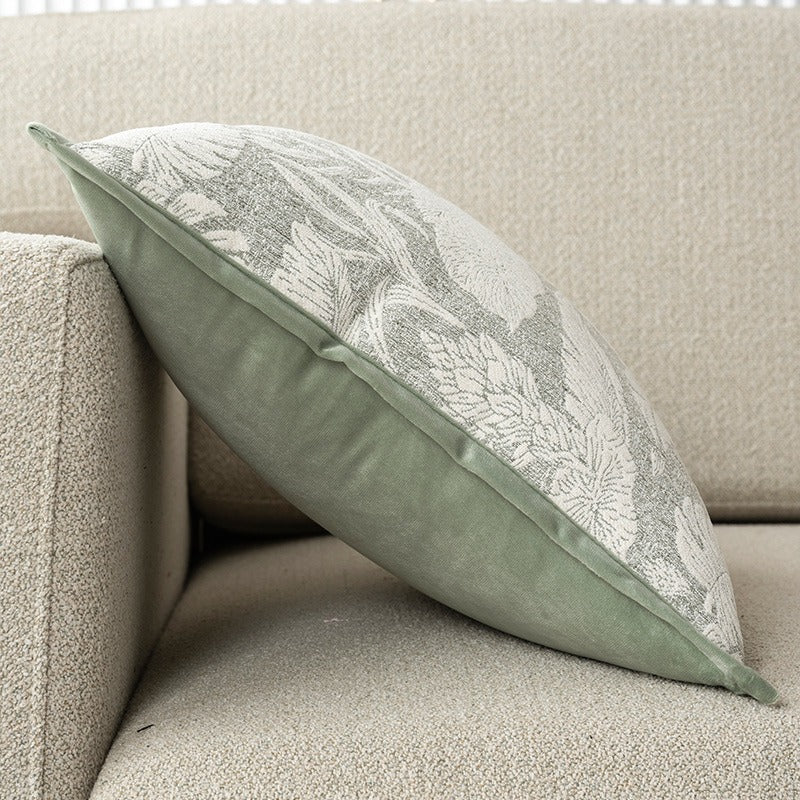 Nordic Minimalist Square Pillow Cover with Insert, Handcrafted Embroidery, New Ins Style, Luxury Sofa Cushion, Fresh And Easy Office Pillow