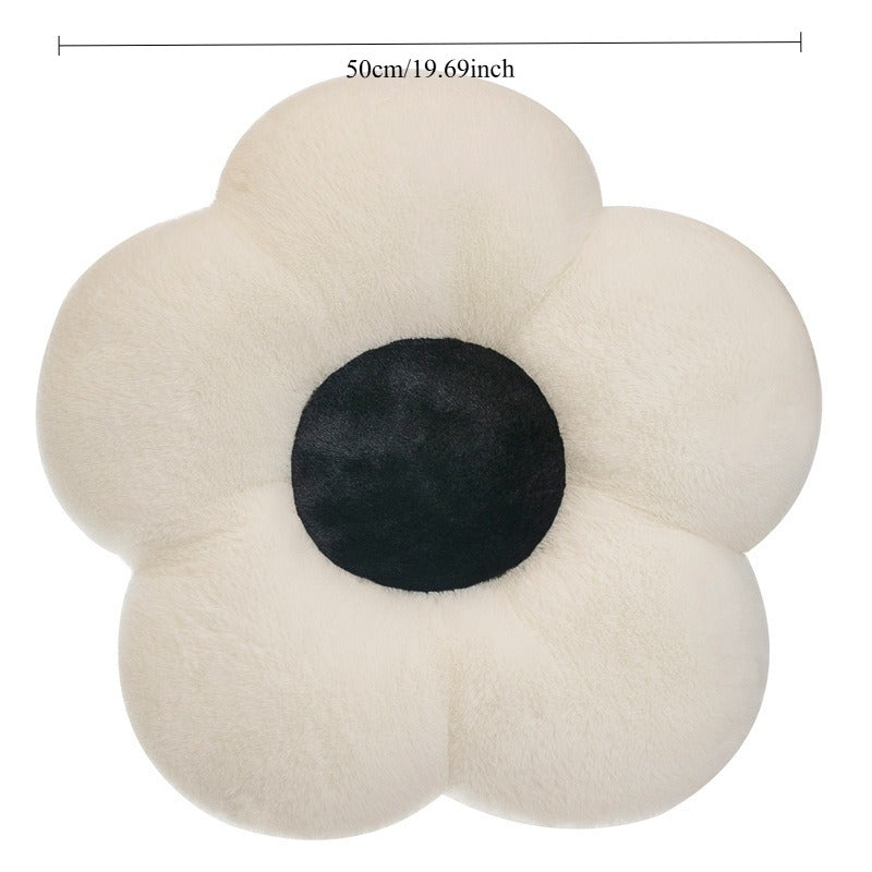 Sunflower Throw Pillow for Sofa in Living Room, Flower-shaped Cushion for Armchair, Headrest Cushion for Bed, Window Sill French-style Throw Pillow.