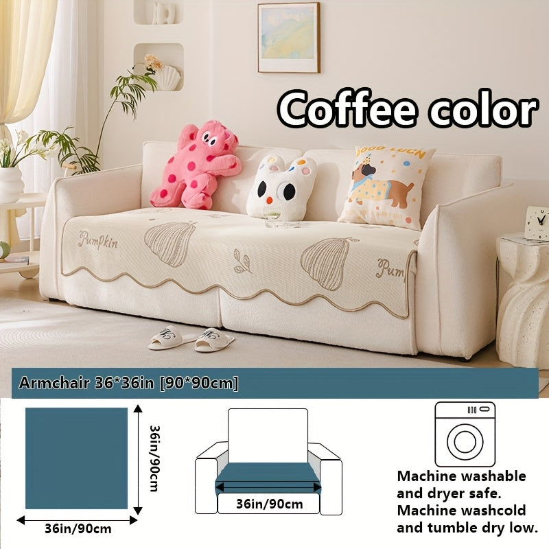 2025 New Cute Cartoon Cool Sofa Cushion, Sofa Protector, Suitable for Spring And Summer, High-End Light Luxury Modern Minimalist Ins Style, Pet-Friendly, Ideal for Office Bedroom Home Carpet Decoration