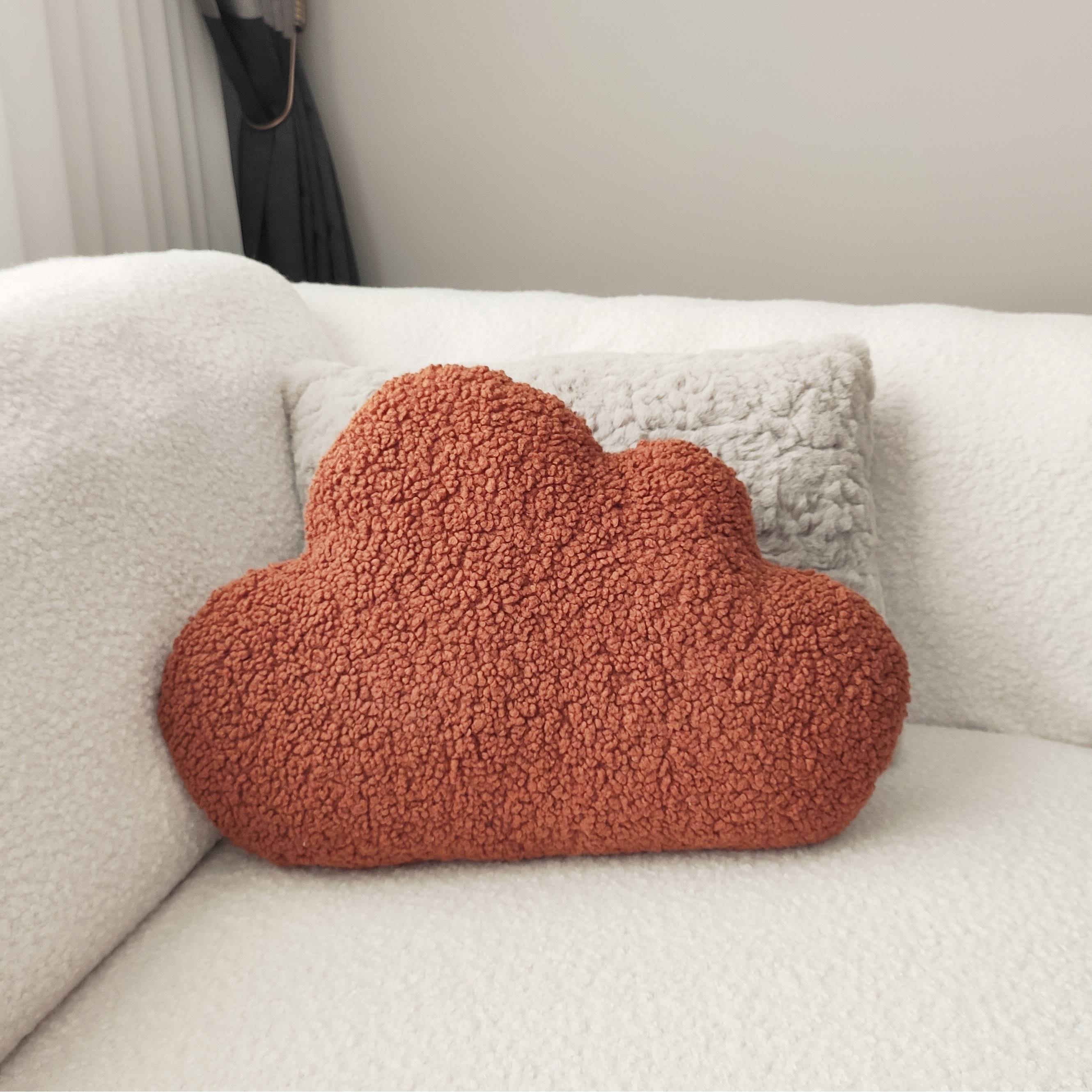 Handmade Teddy Cloud Pillow: Plush Baby Nursery Decor