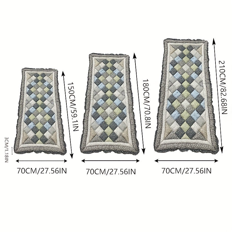 1pc Anti-slip Cushion 1pc Anti-slip Thickened Blue Gray Four Seasons Universal Steamed Bun Cushion Seat Pad | Multi-size, Living Room, Bedroom, Suitable for Two-seater, Three-seater Sofa